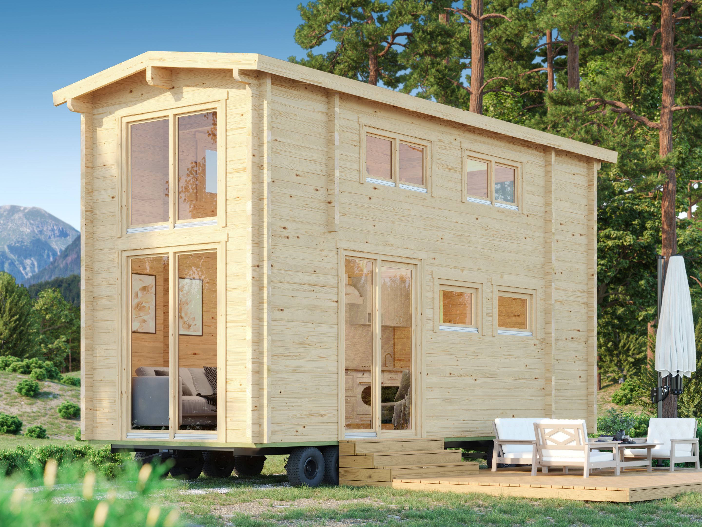 13% reduziert! 6 × 4 m | Tiny Gartenlounge Heritage 70 A | winterfest Unkategorisiert online kaufen