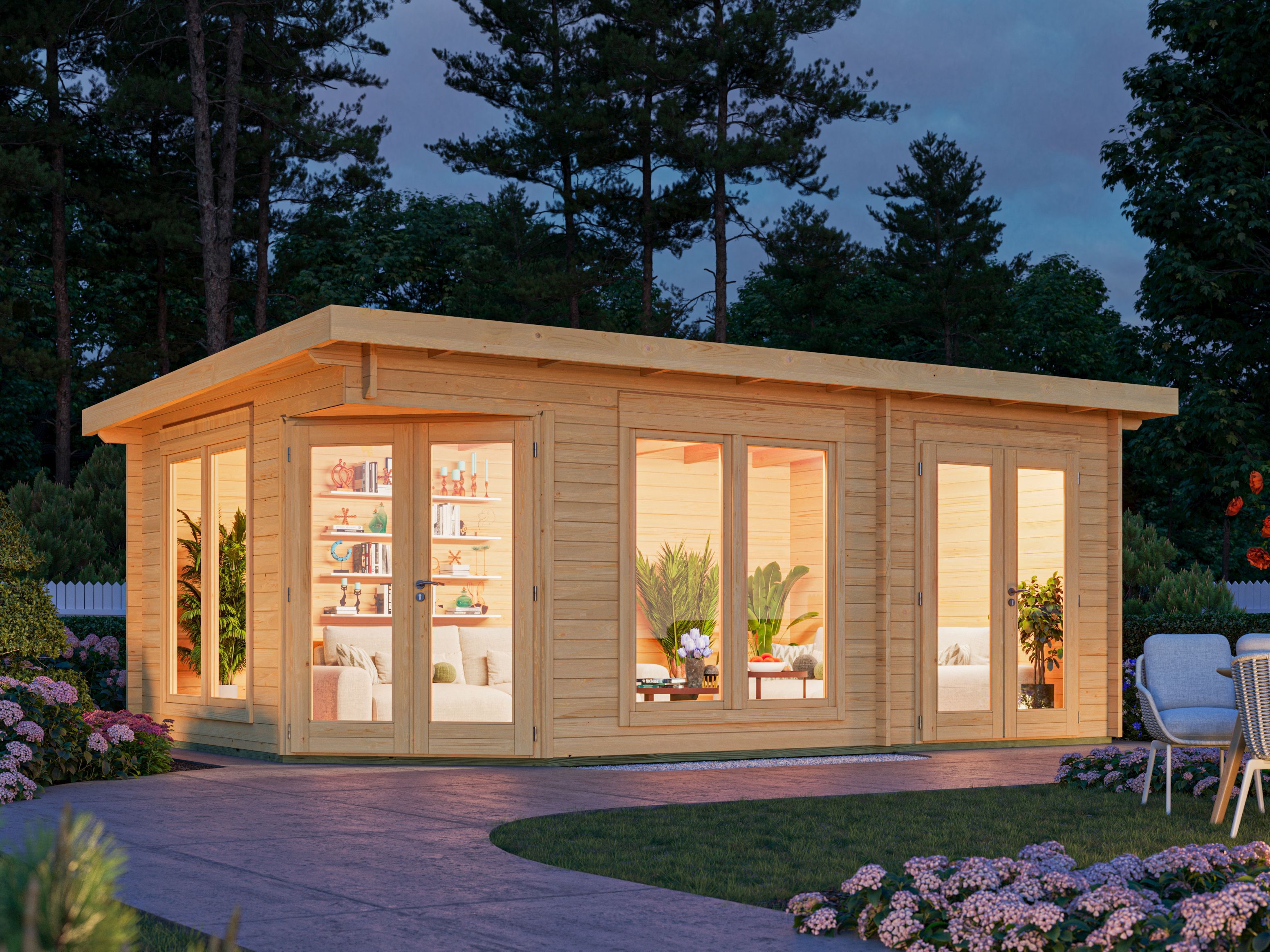 26% Discount! Fjordholz 5 Eck Gartenlounge Modell Julia 40 5x4m Unkategorisiert online kaufen