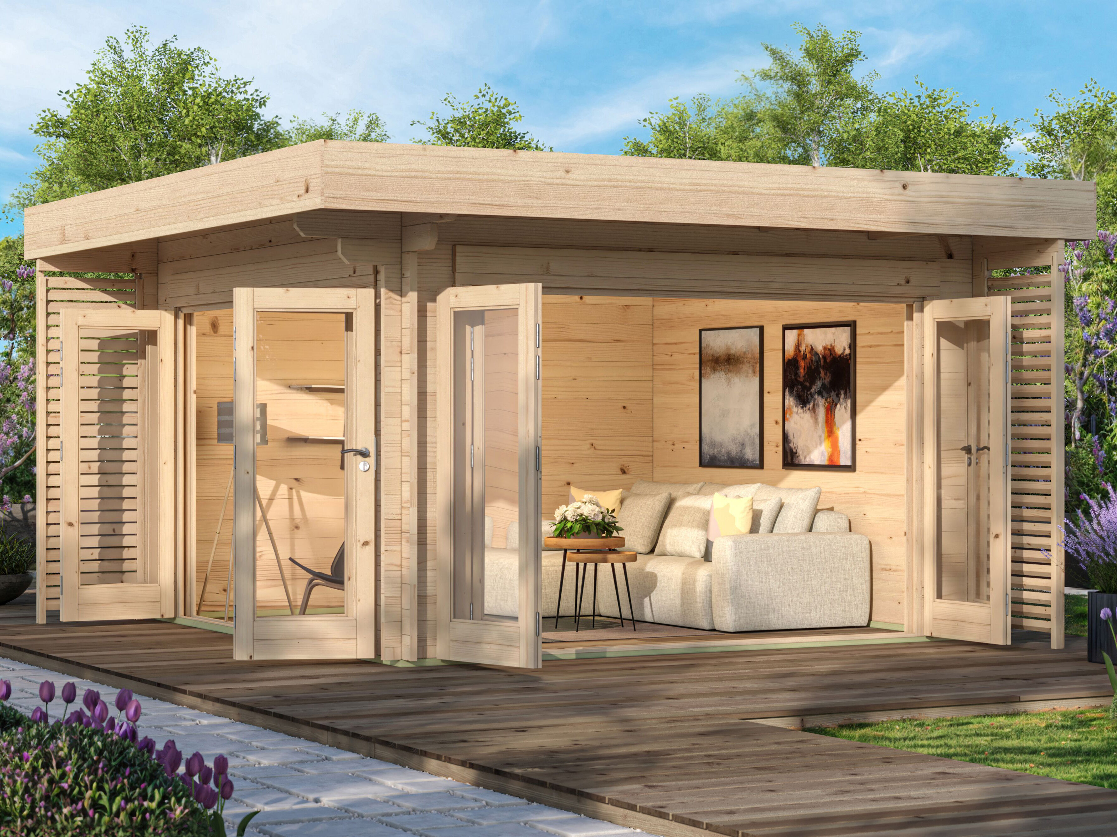 26% Discount! Fjordholz Gartenlounge Modell Bobby 44 6x4m Unkategorisiert online kaufen