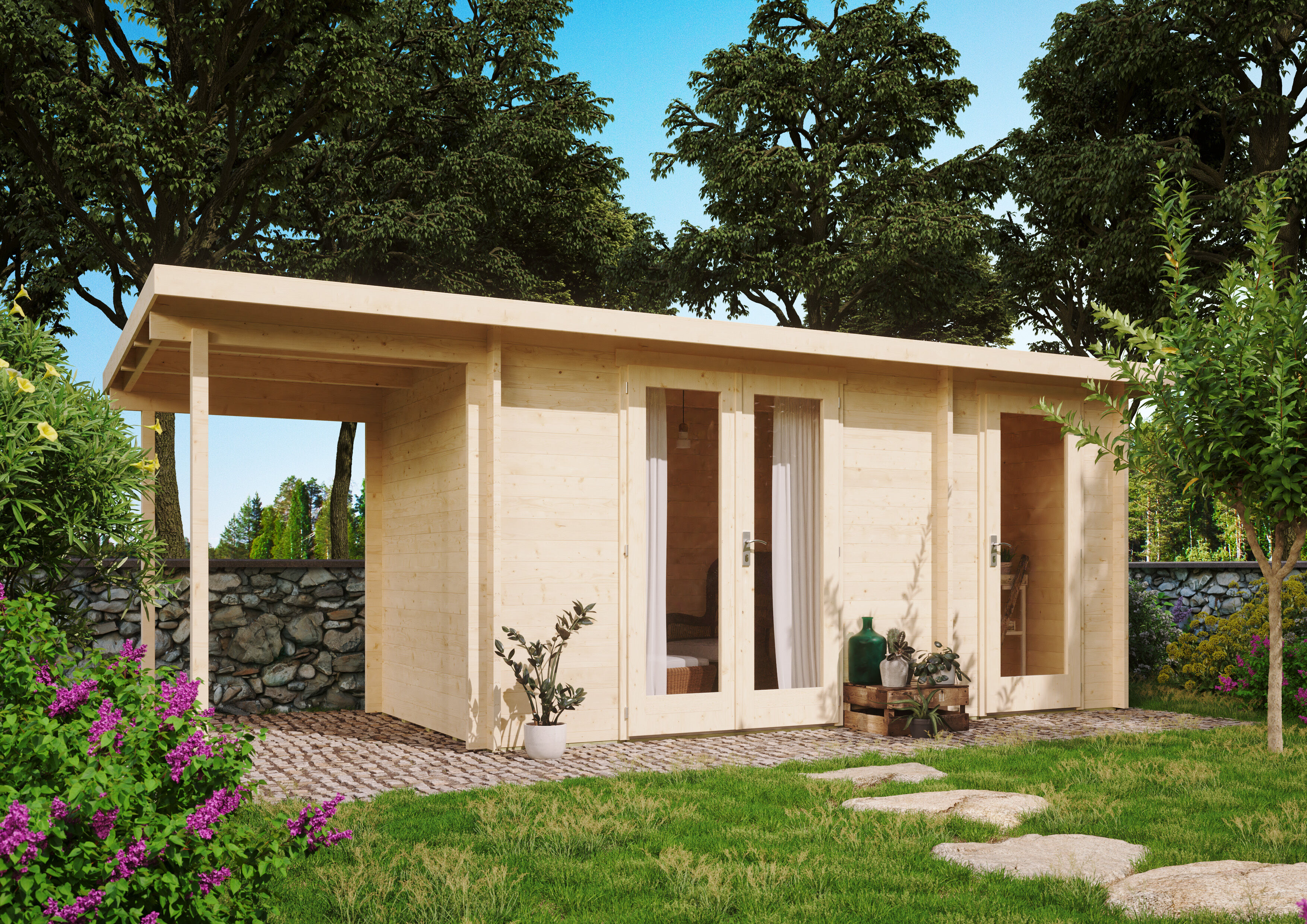 26% Discount! Fjordholz Gartenlounge Modell Carin 44 A +SD 6x3m Unkategorisiert online kaufen