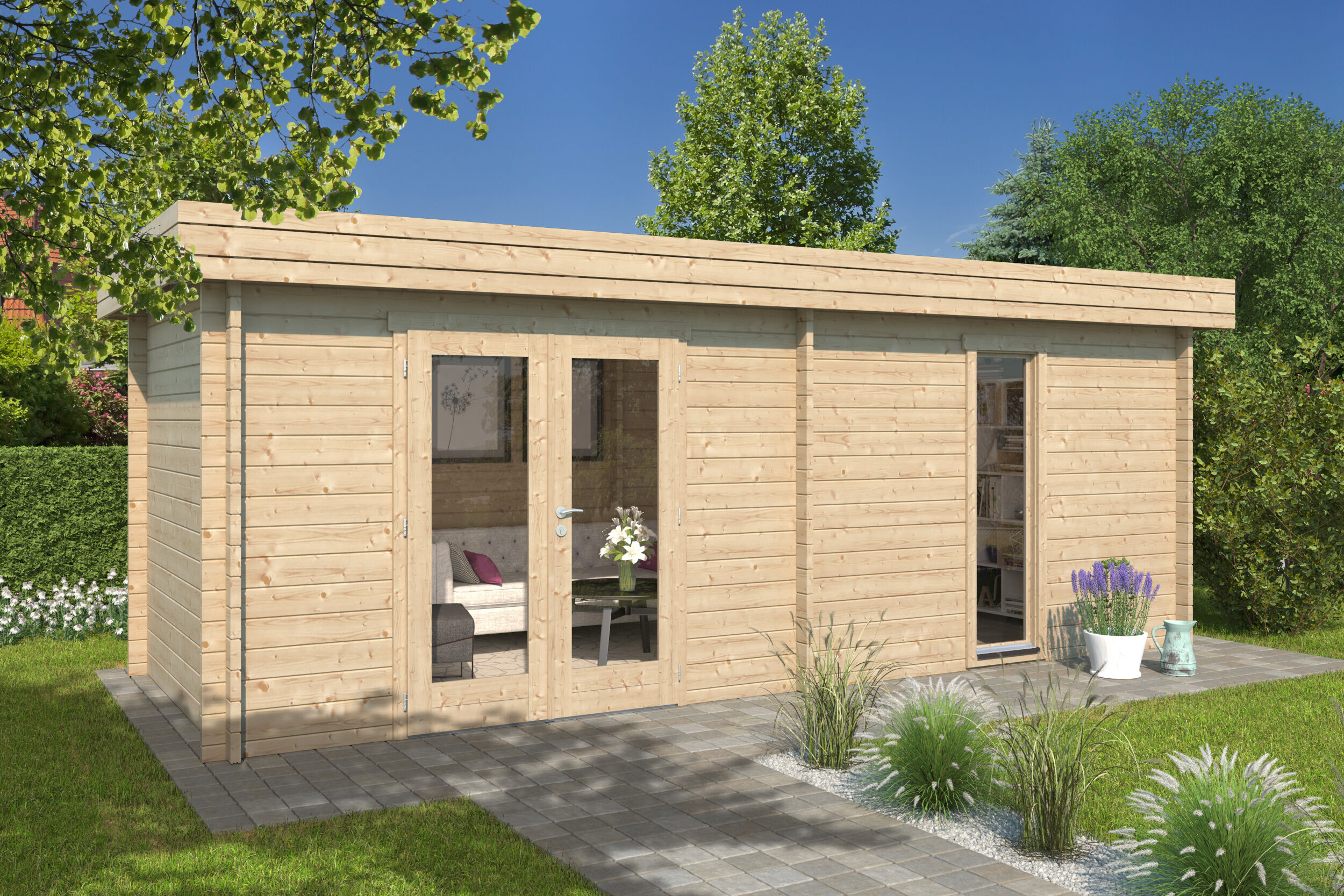 26% Discount! Fjordholz Gartenlounge Modell Domeo 44 6x3m Unkategorisiert online kaufen