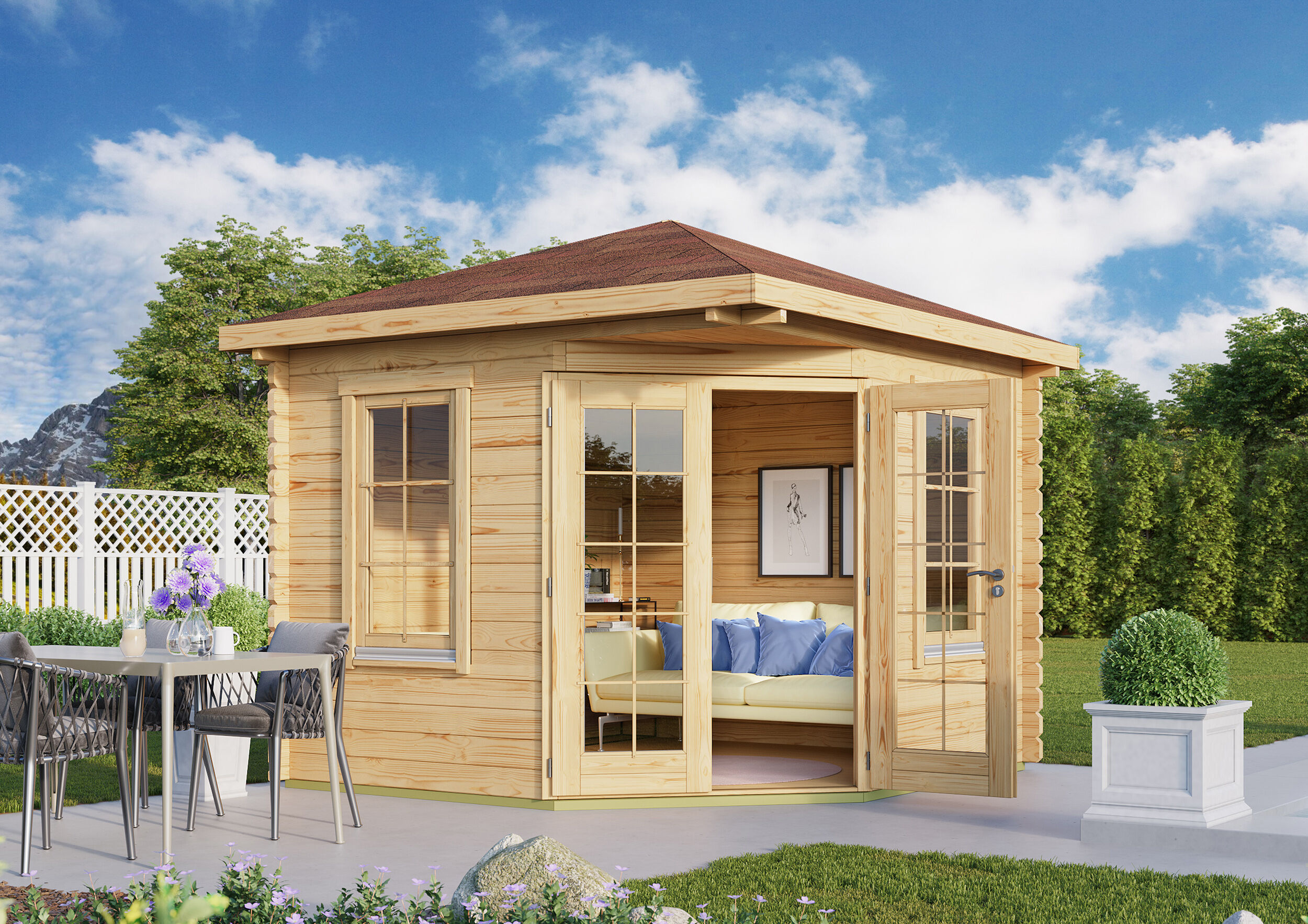 26% Discount! Fjordholz Gartenlounge Modell Fico 44 3x3m Unkategorisiert online kaufen