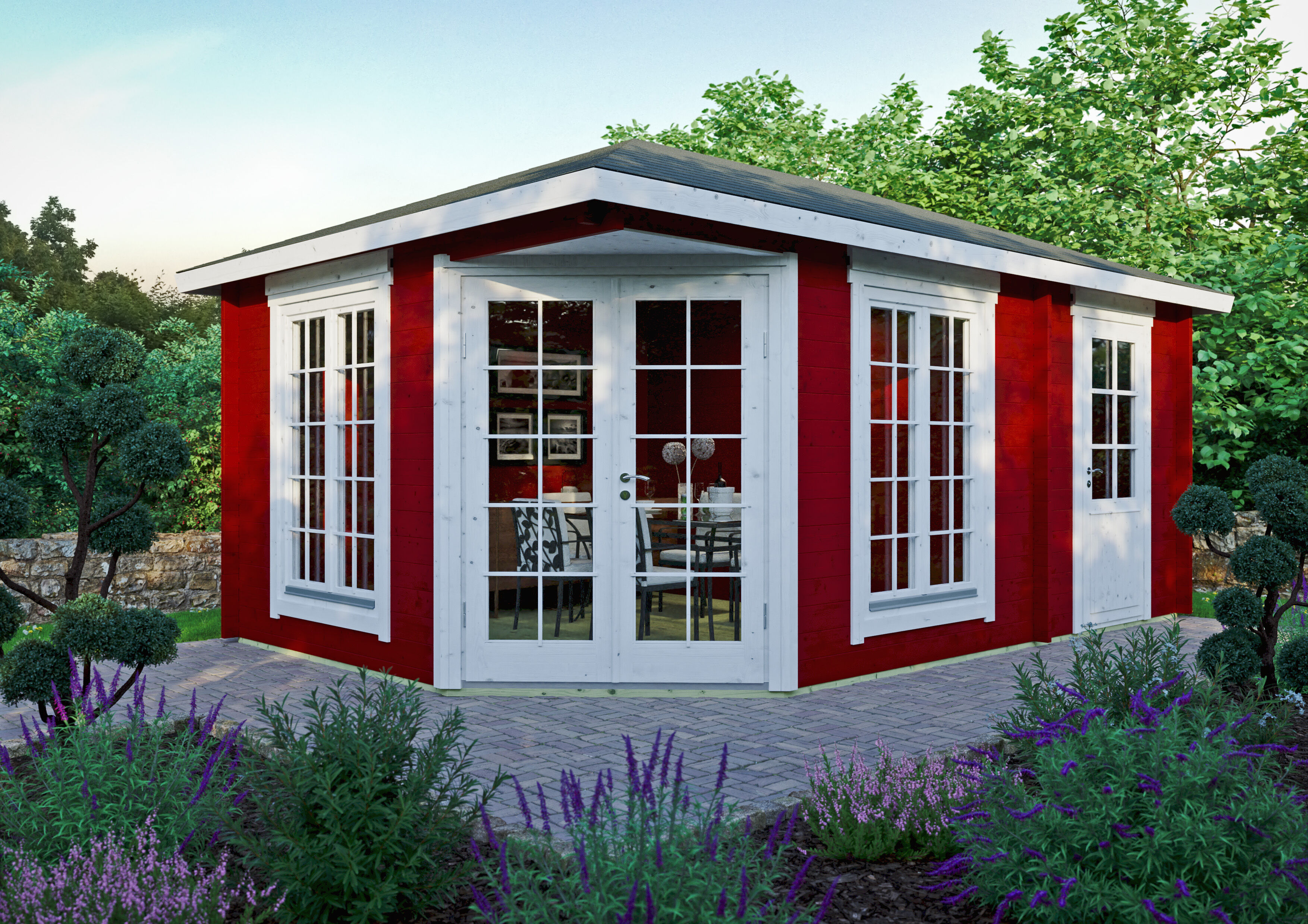 26% Discount! Fjordholz Gartenlounge Modell Glasgow 44 B 5x4m Unkategorisiert online kaufen