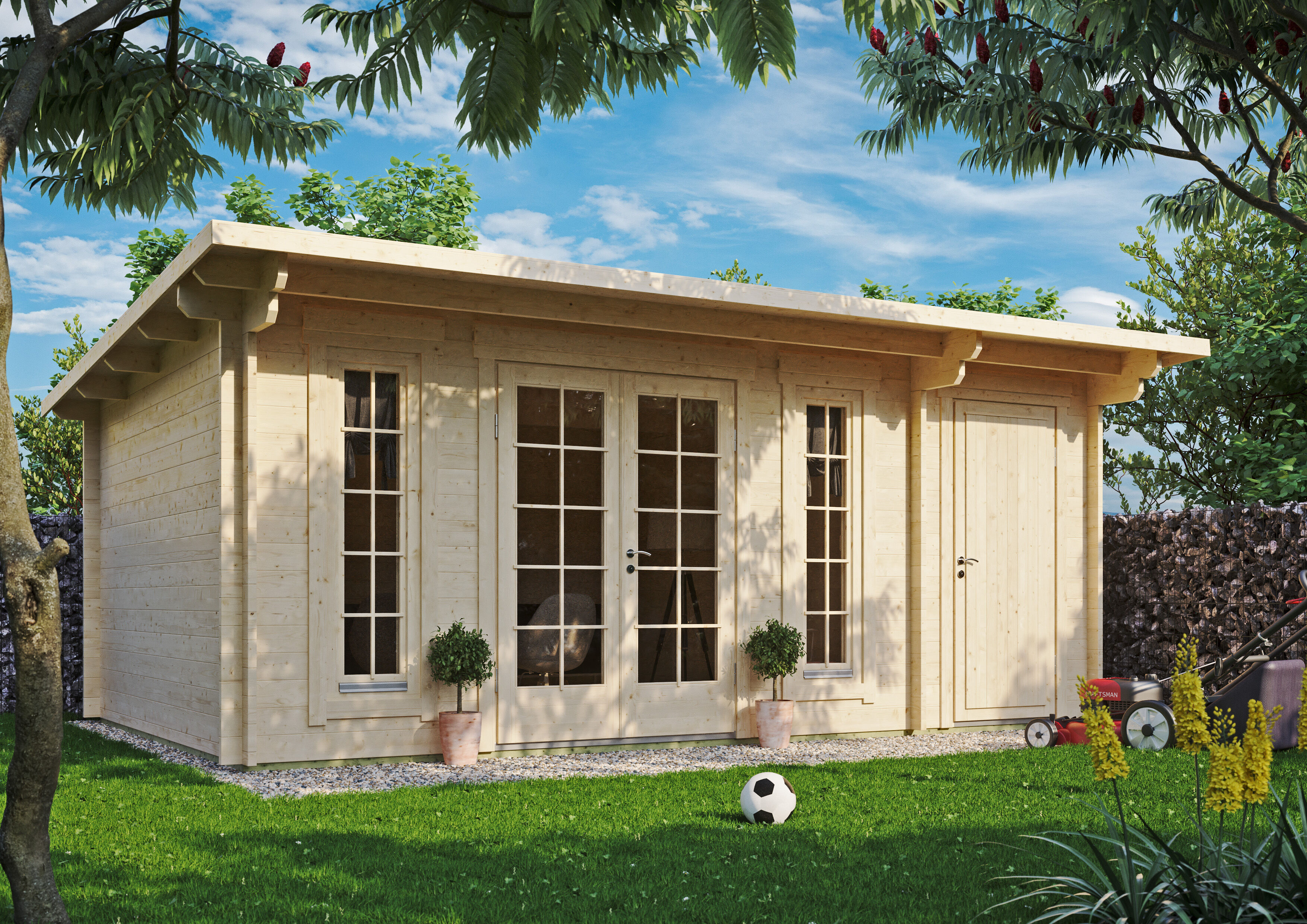 26% Discount! Fjordholz Gartenlounge Modell Jacob 44 C mit Abstell 6x4m Unkategorisiert online kaufen