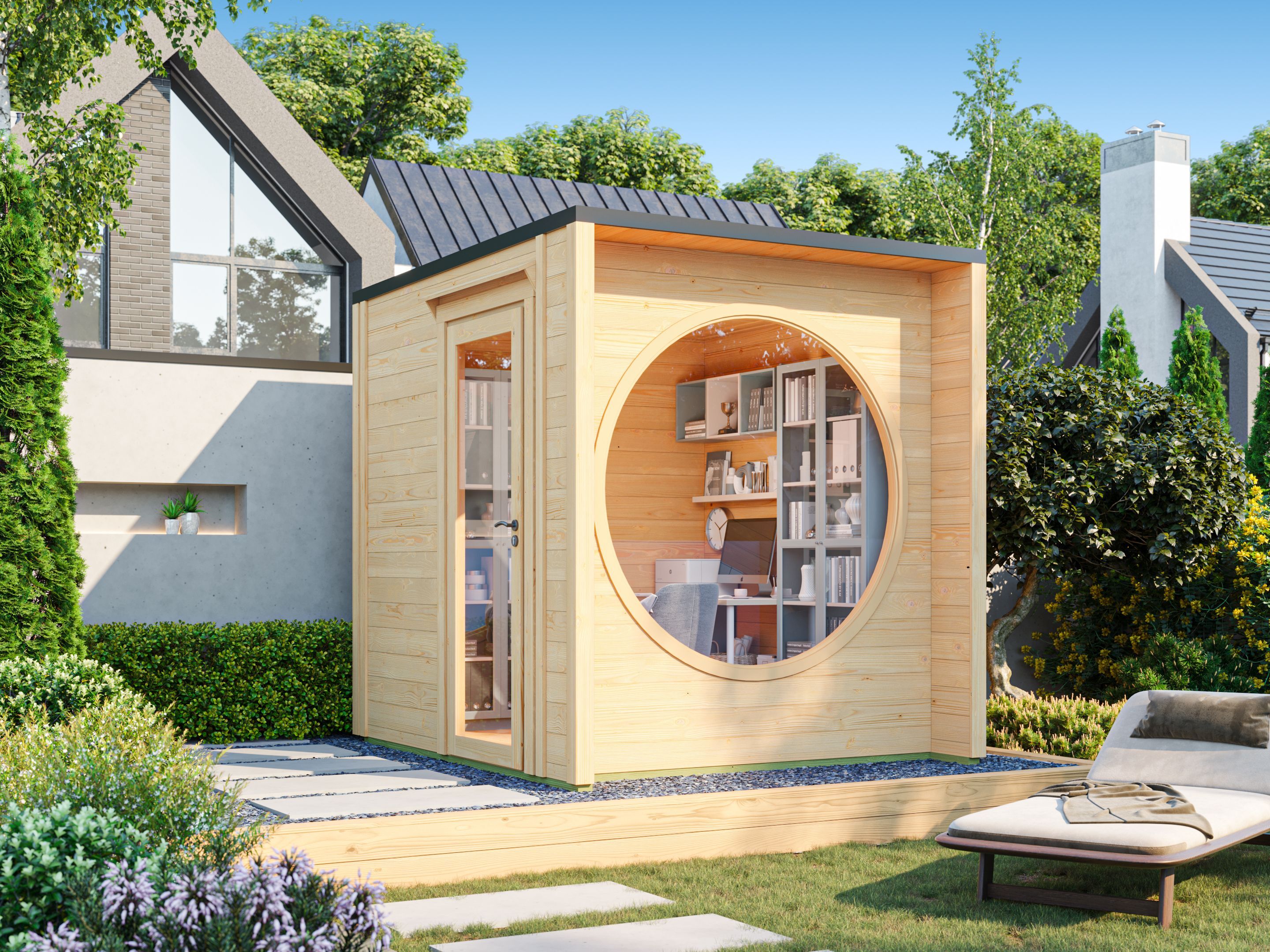26% Discount! Fjordholz Gartenlounge Modell Office Box Größe XXS n 4x4m Unkategorisiert online kaufen