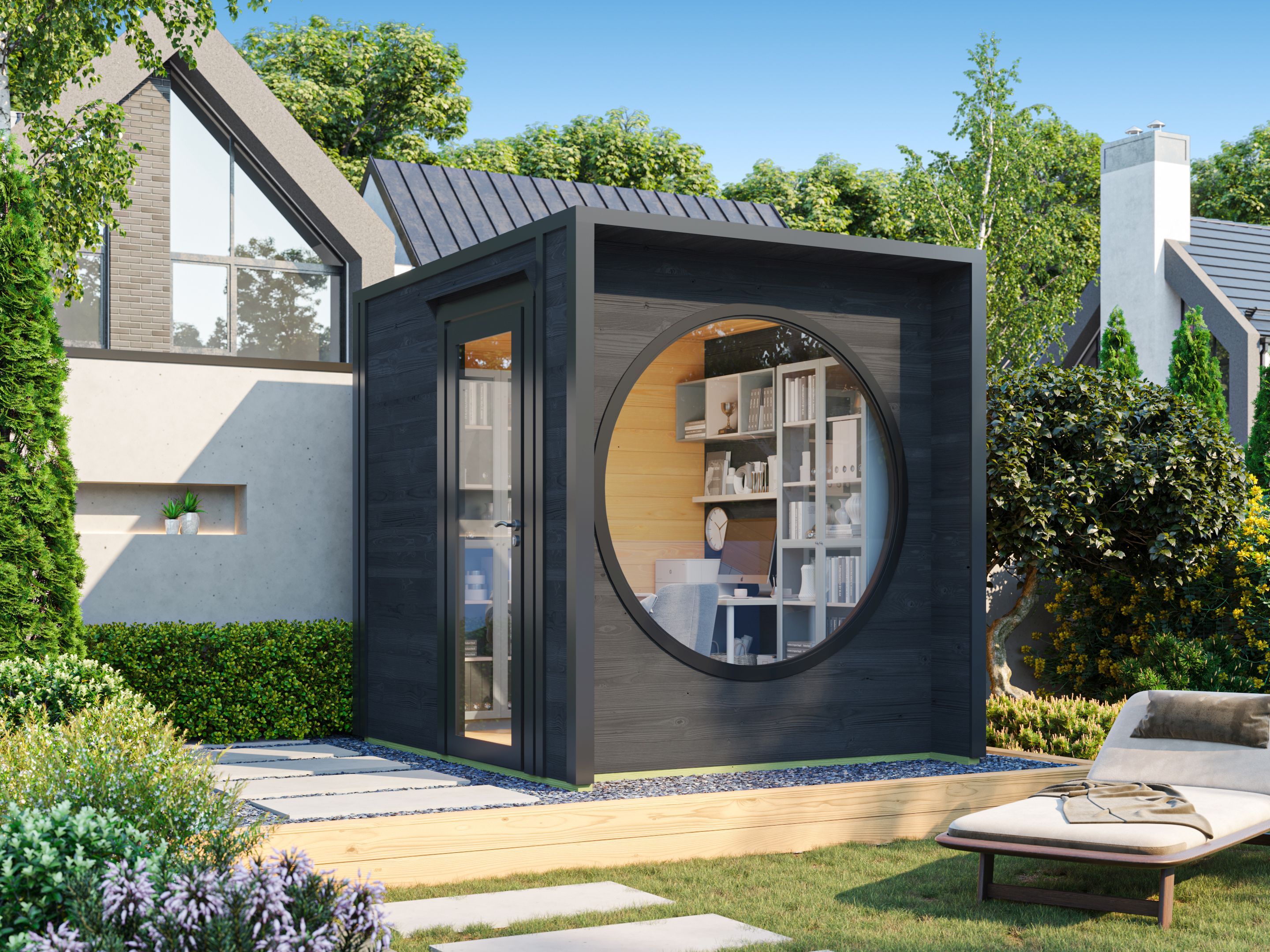 26% Discount! Fjordholz Gartenlounge Modell Office Box Größe XXS s 4x4m Unkategorisiert online kaufen
