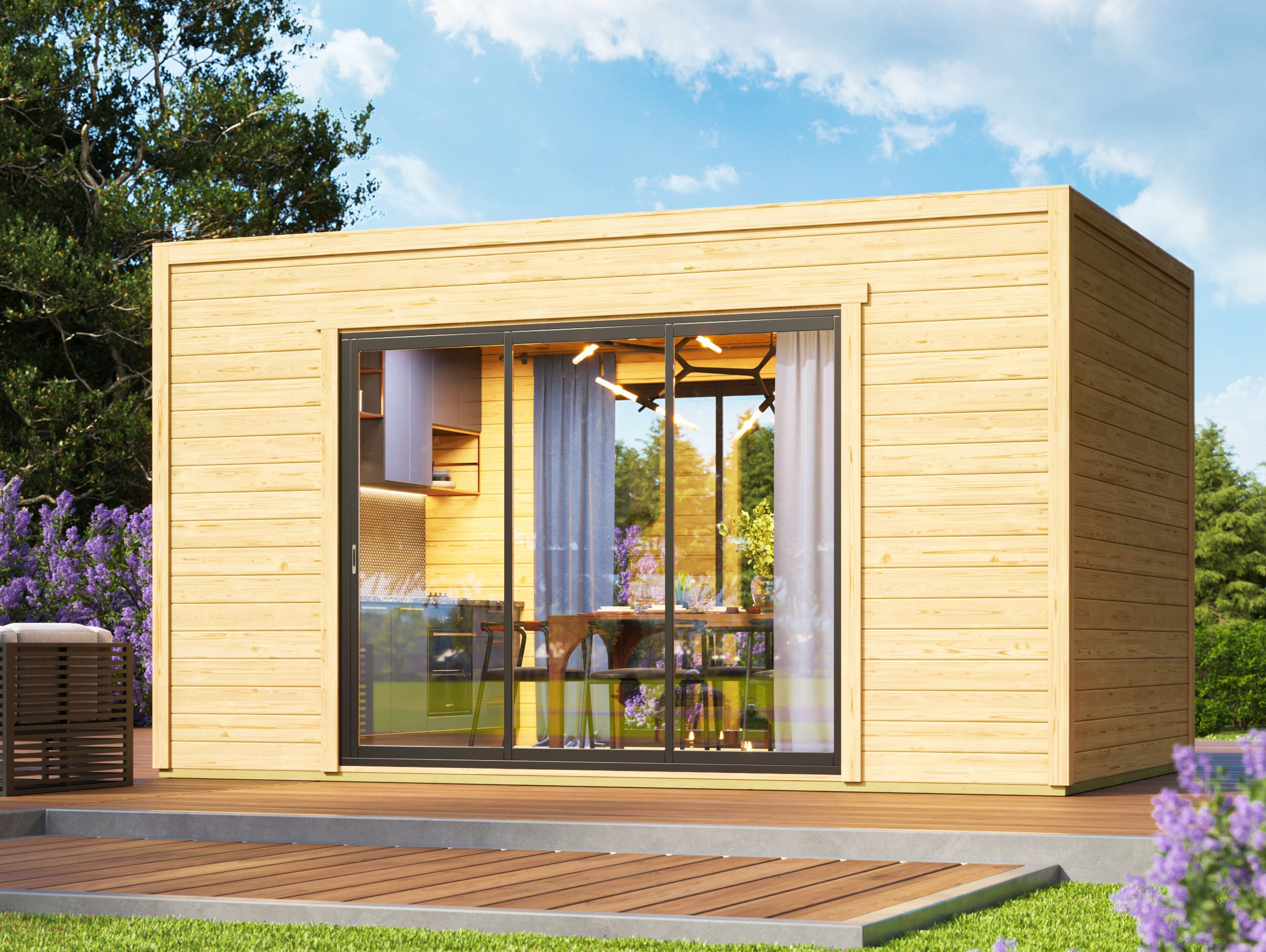 26% Discount! Fjordholz Gartenlounge Modell Ramsay 70 B 6x4m Unkategorisiert online kaufen