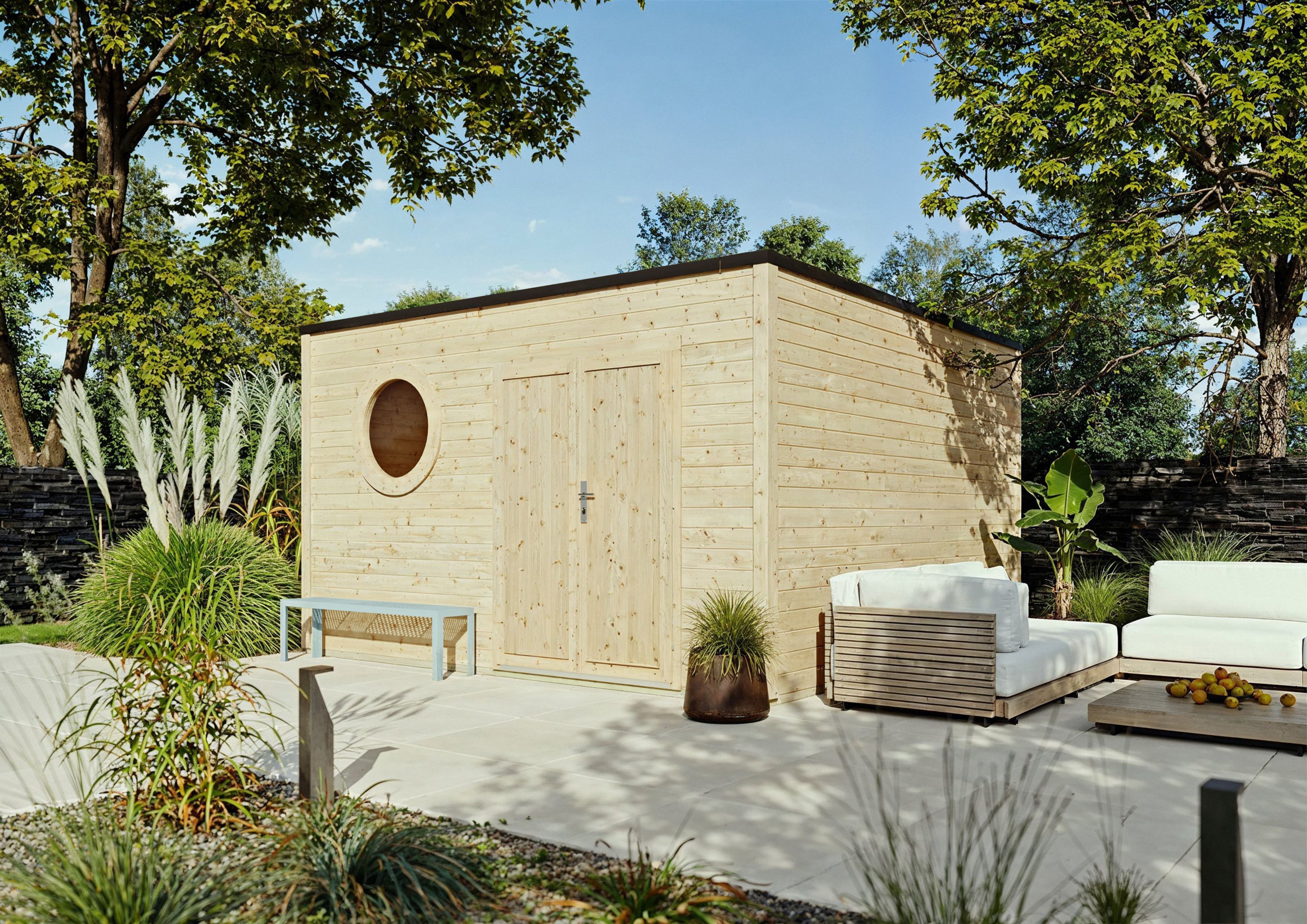 26% Discount! Fjordholz Gartenlounge Modell Rondo 40 D 4x4m Unkategorisiert online kaufen