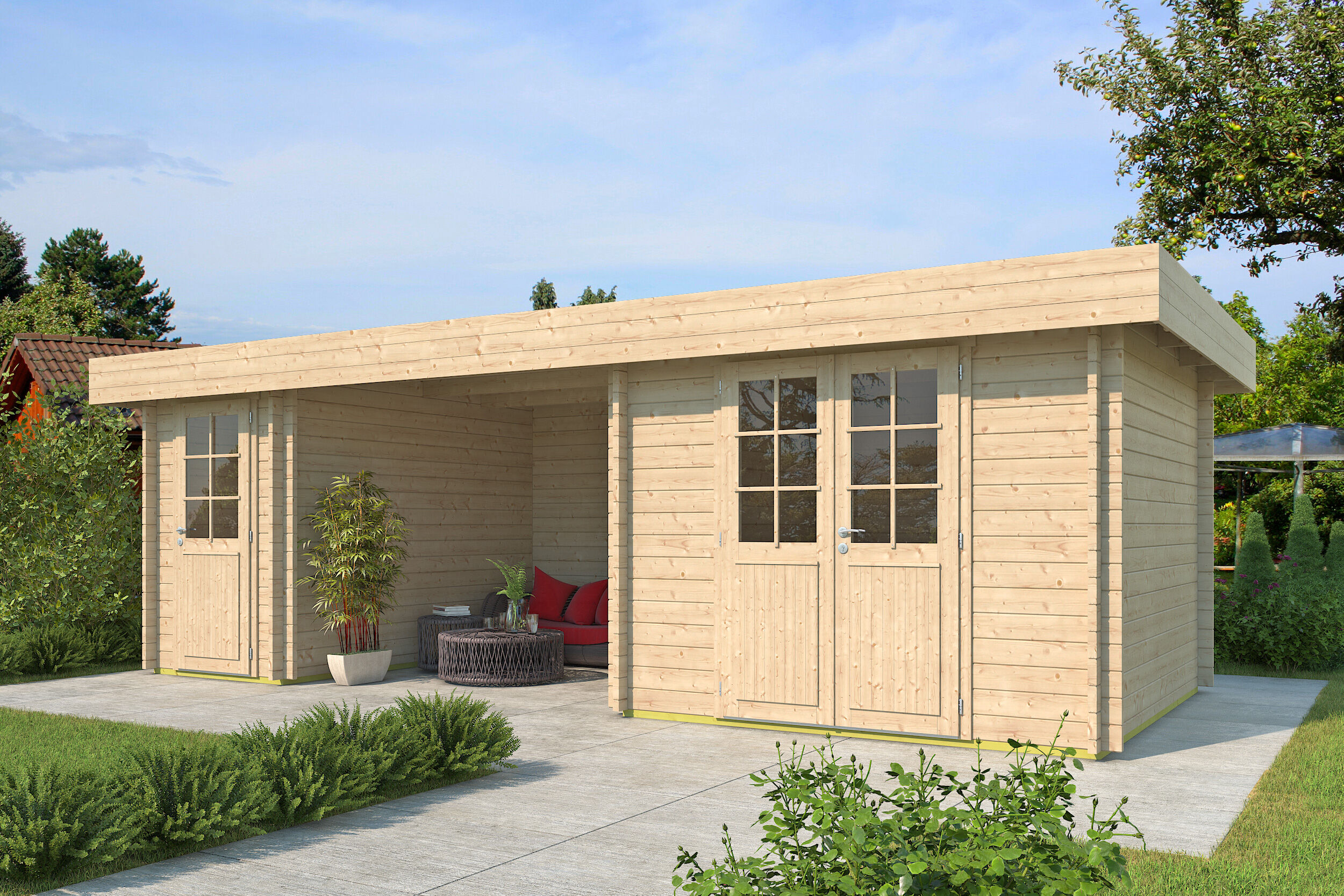 26% Discount! Fjordholz Gartenlounge Modell Vaasa 70 8x3m Unkategorisiert online kaufen