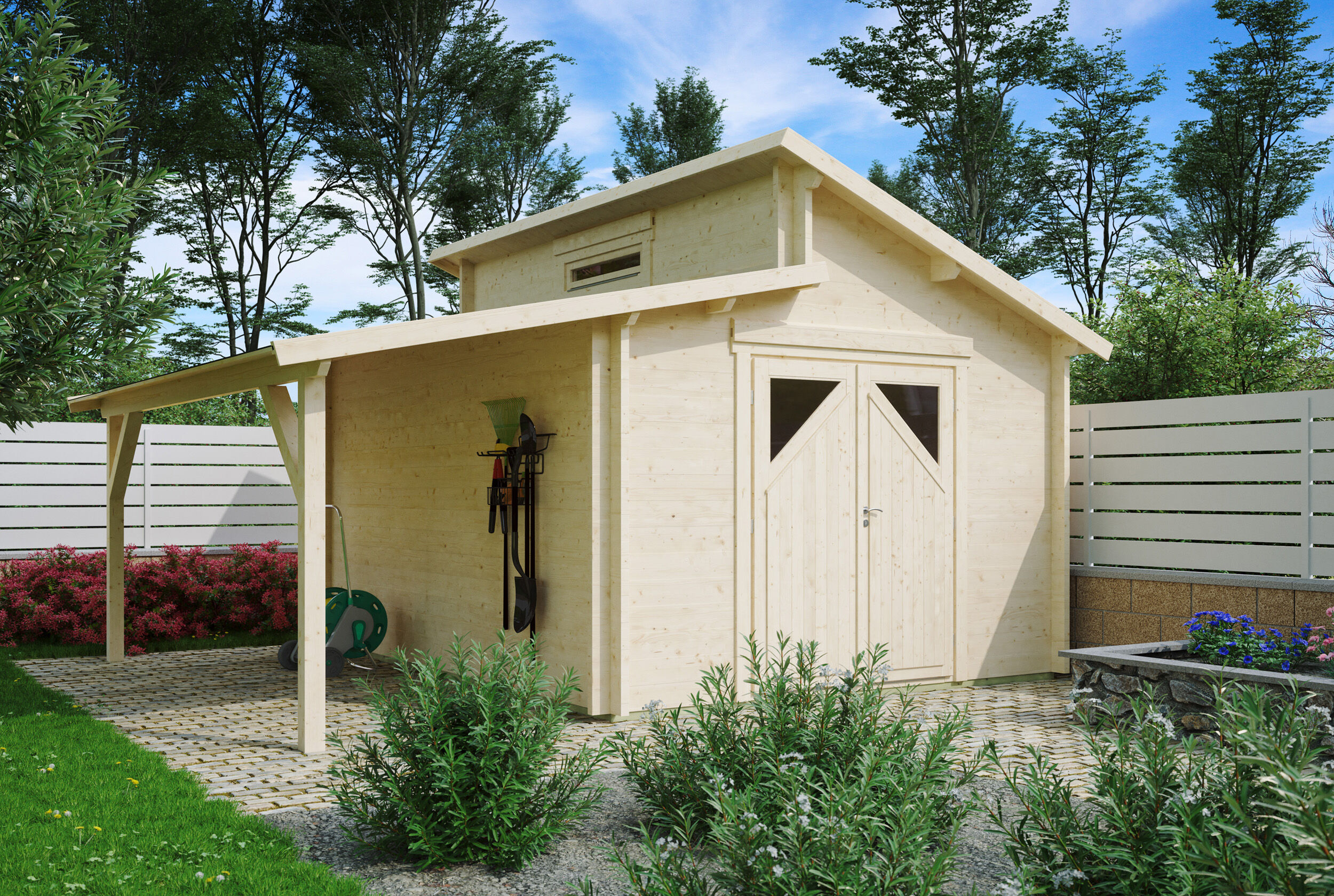26% Discount! Fjordholz Gartenlounge Modell Varianta 44 E +SD 3x4m Unkategorisiert Produktbild