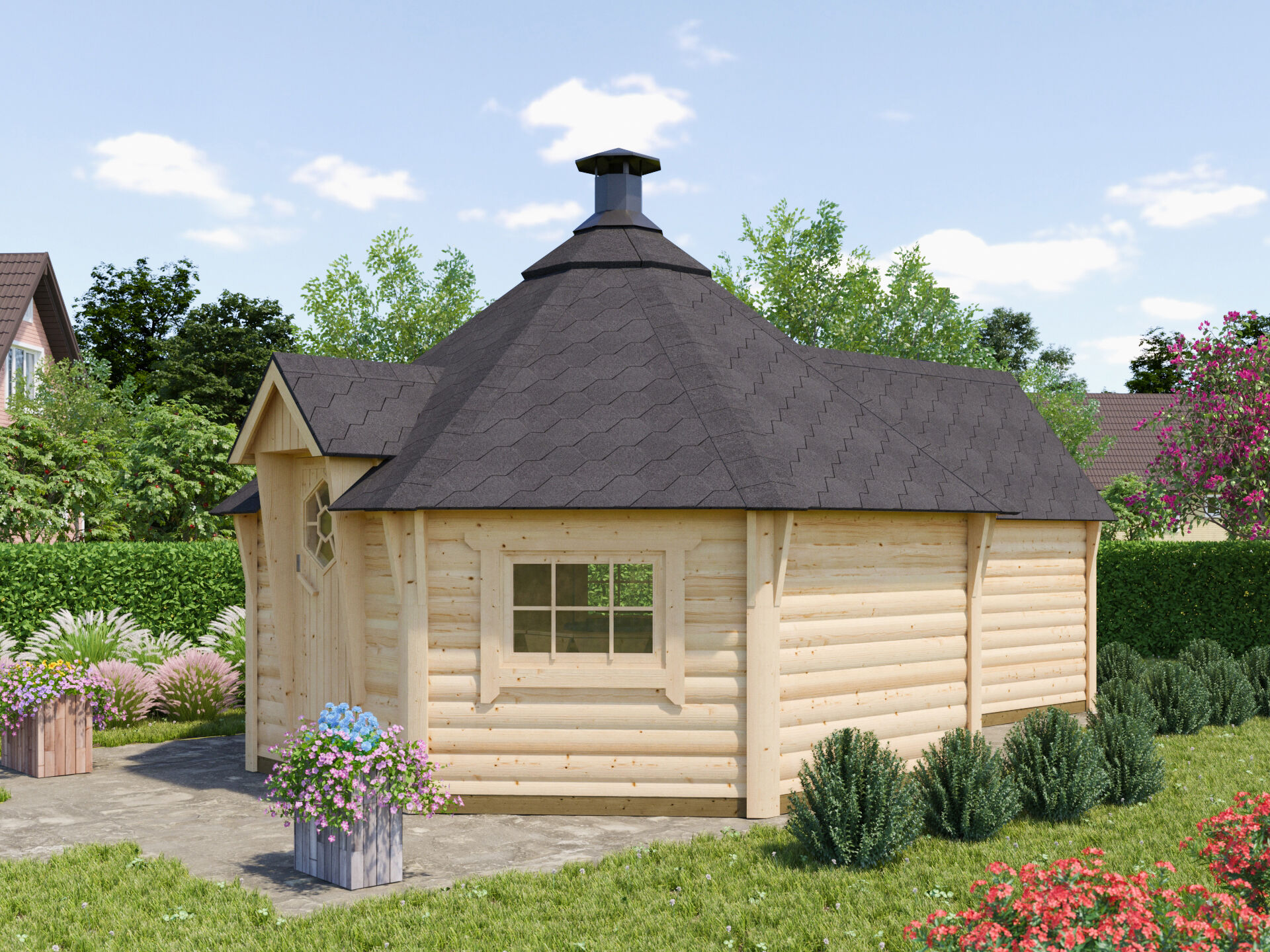 26% Discount! Fjordholz Grillkota mit Anbau Modell Ida 17+4m² 6x4m Unkategorisiert online kaufen 26% Discount! Fjordholz Grillkota mit Anbau Modell Ida 17+4m² 6x4m Unkategorisiert online kaufen