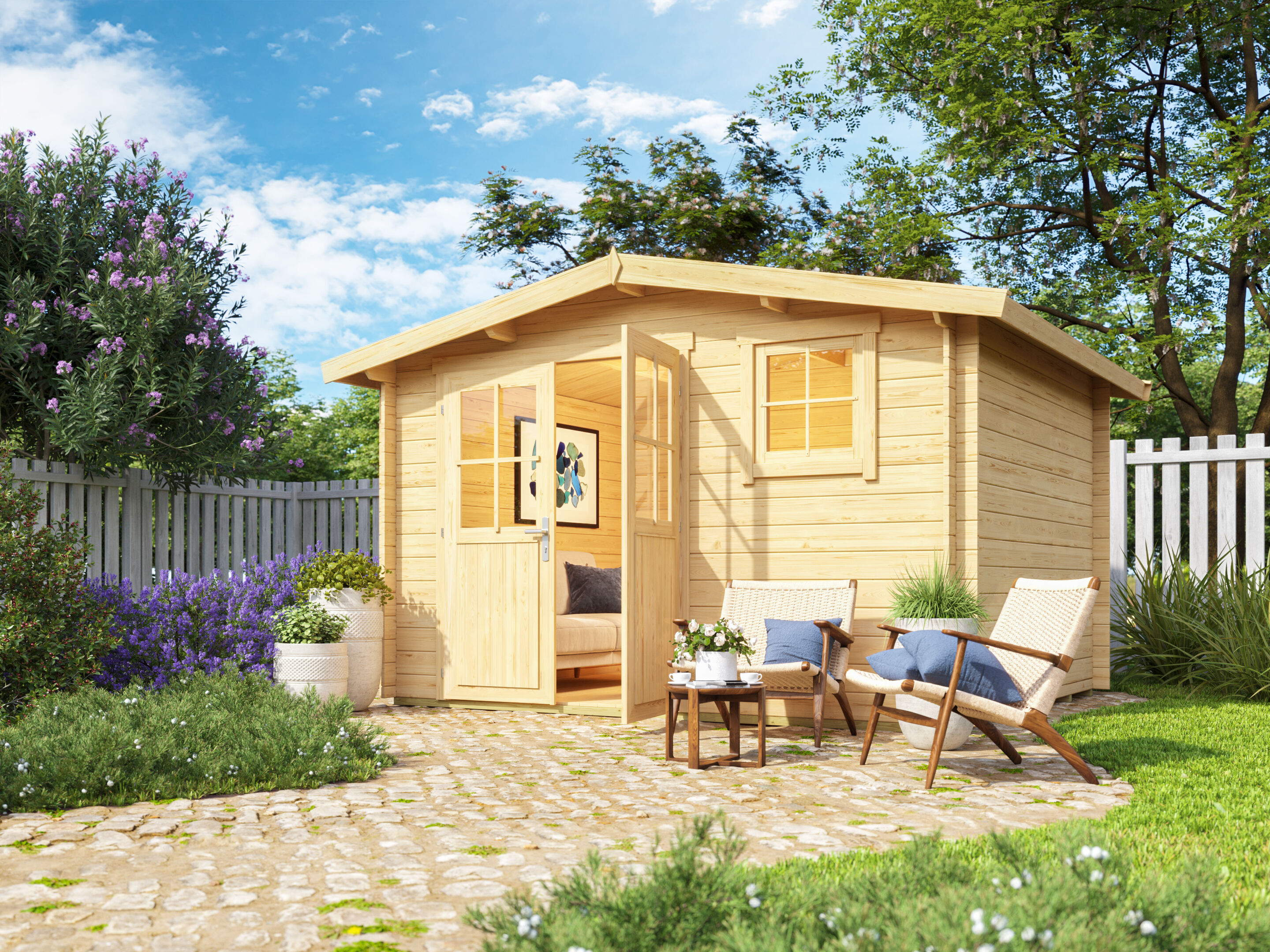 26% Discount! Fjordholz Satteldach Gartenhaus Modell Eliza 4F 3x4m Unkategorisiert online kaufen