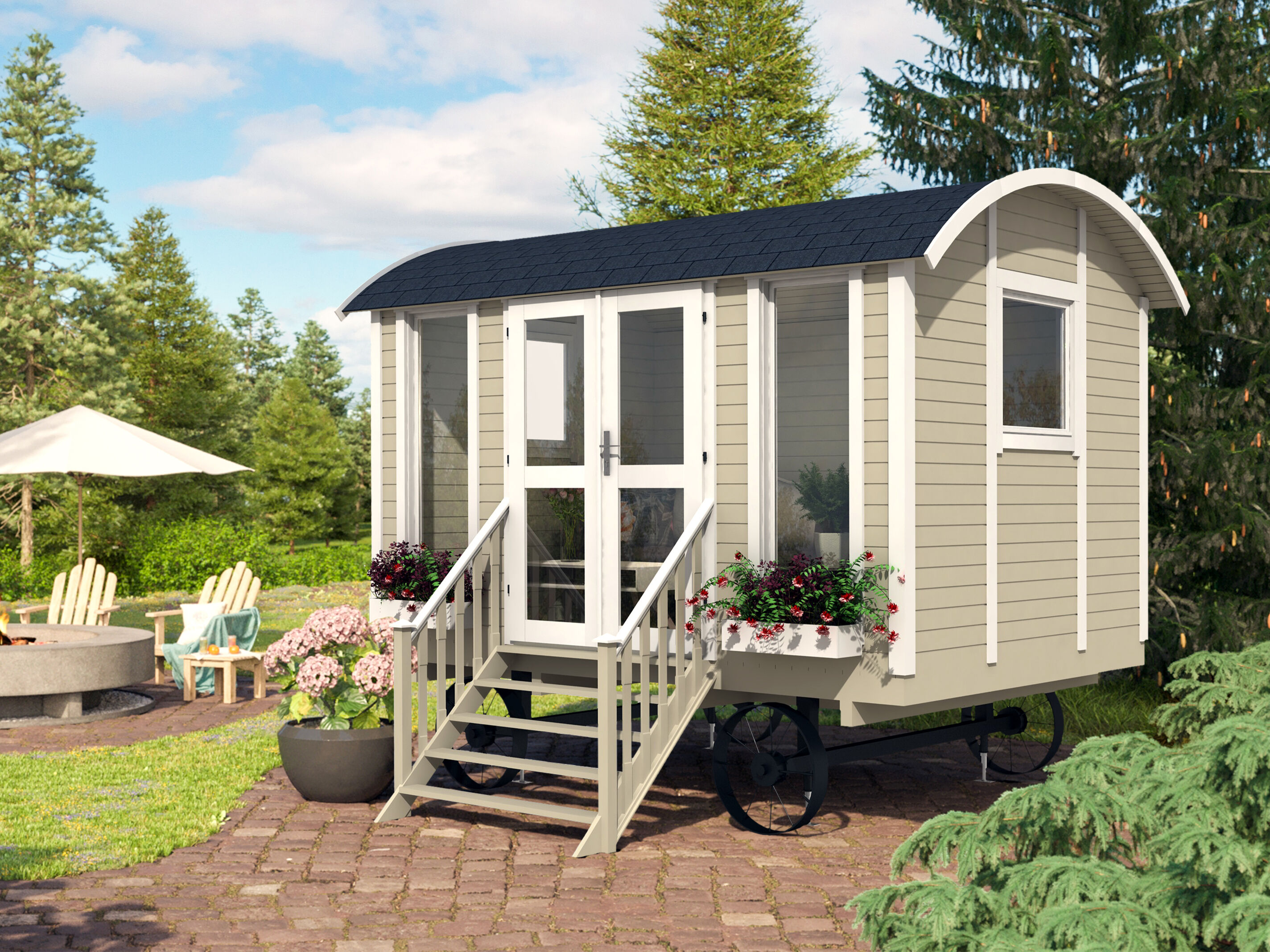 26% Discount! Zirkus- und Schäferwagen Modell Modern Small 6x3m Unkategorisiert online kaufen