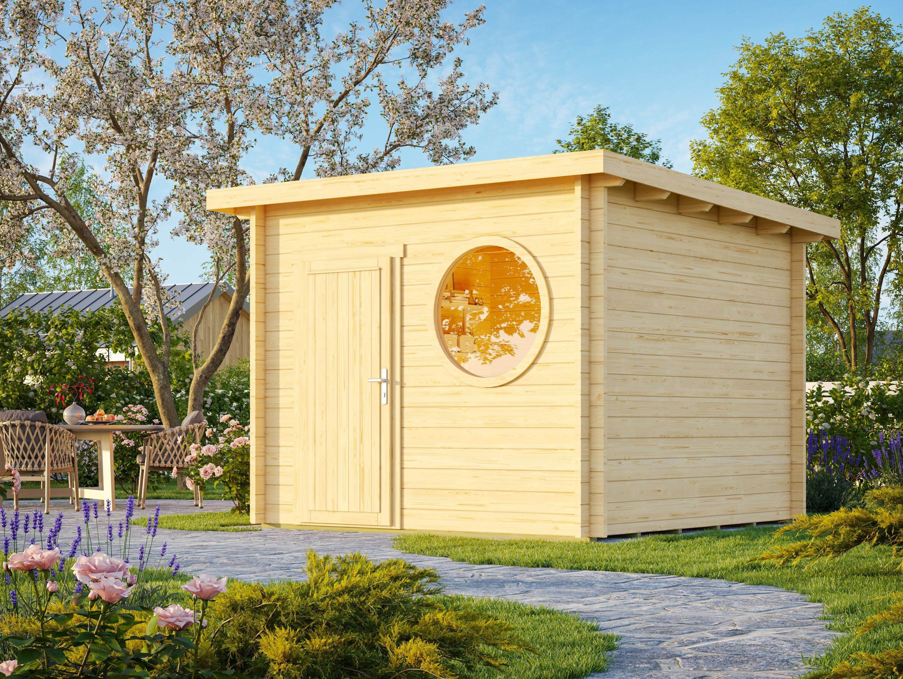 26% reduziert! 3 × 2 m | Pultdach Gartenlounge Ezra 3N | modern | winterfest Unkategorisiert online kaufen