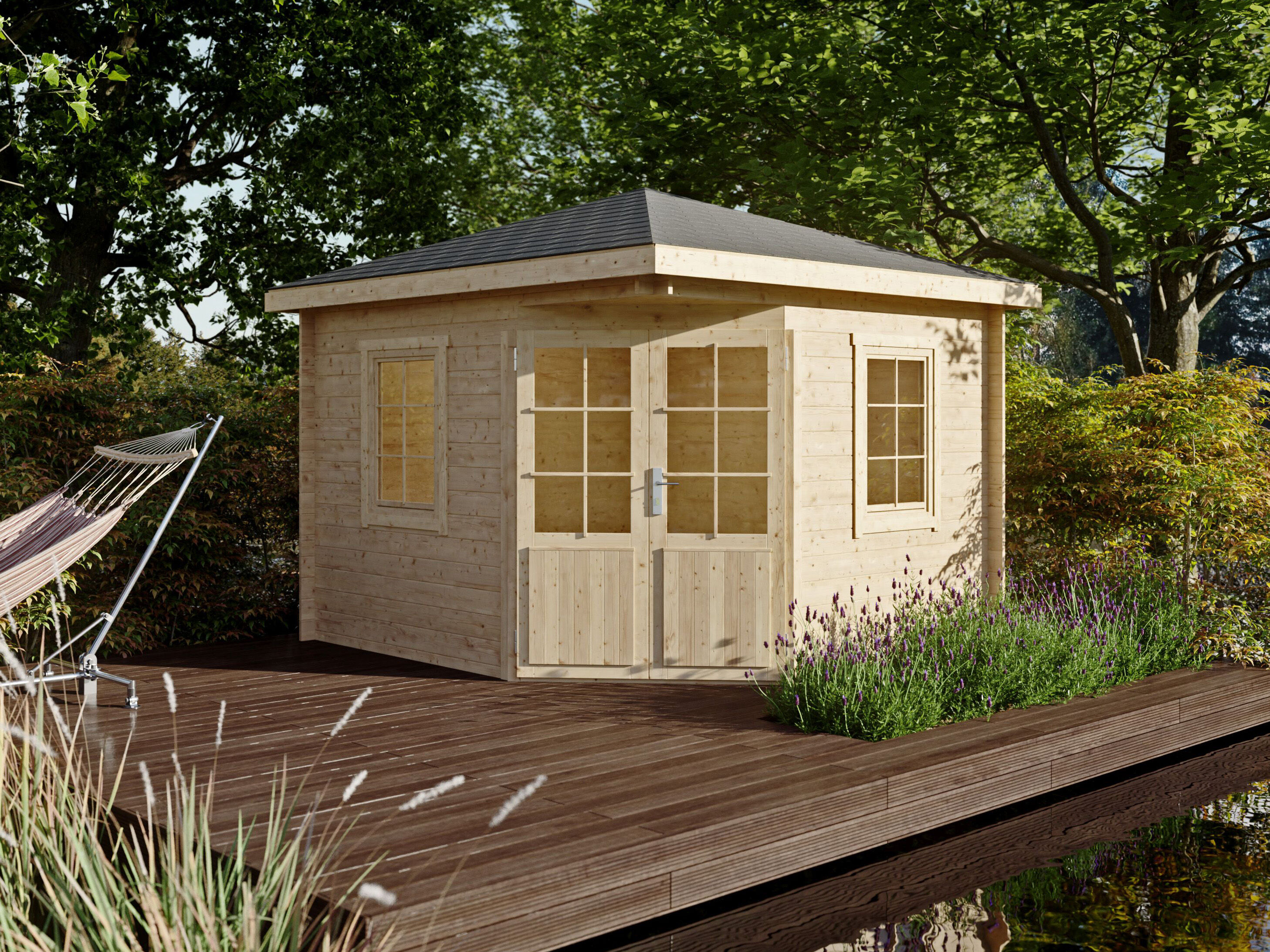 26% reduziert! 3 × 3 m | 5-Eck Gartenlounge Evelyn 3A / natu Unkategorisiert online kaufen