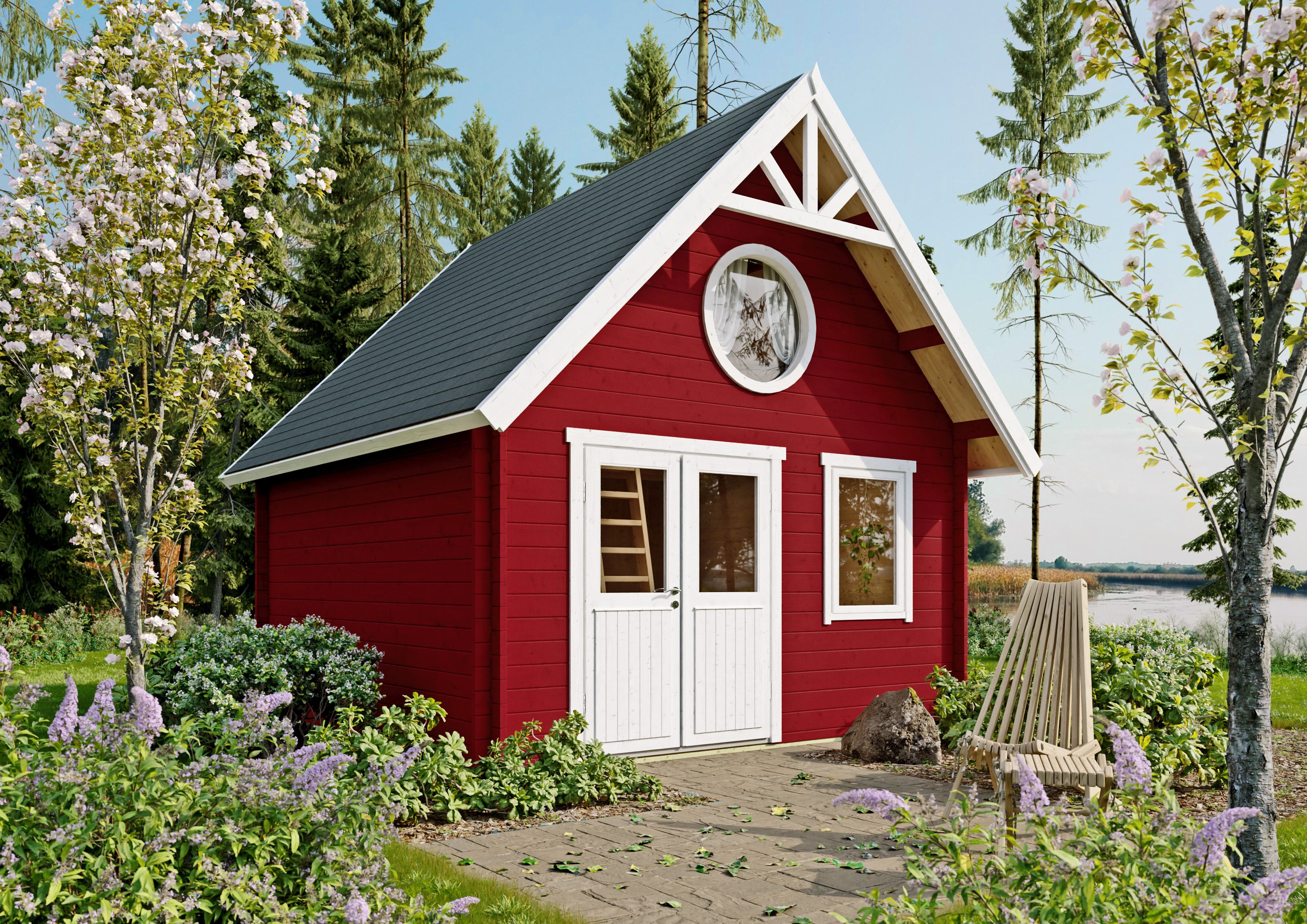 26% reduziert! 4 × 3 m | Gartenlounge Kjell 44 - klassisches | Schlafboden | winterfest Unkategorisiert online kaufen