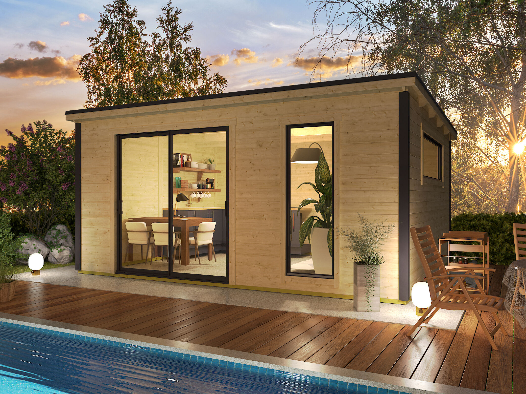 26% reduziert! 5 × 4 m | Gartenlounge Juist-4 | modern | Glas-Schiebetür | winterfest Unkategorisiert Produktbild 26% reduziert! 5 × 4 m | Gartenlounge Juist-4 | modern | Glas-Schiebetür | winterfest Unkategorisiert Produktbild