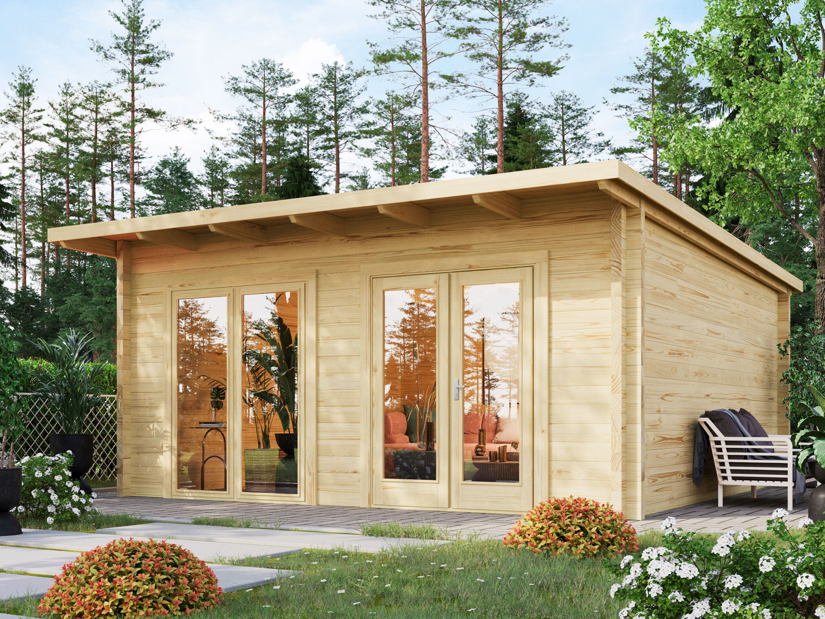 26% reduziert! 5 × 5 m | Gartenlounge Berlin 70 D Modern mit | Pultdach | winterfest Unkategorisiert online kaufen 26% reduziert! 5 × 5 m | Gartenlounge Berlin 70 D Modern mit | Pultdach | winterfest Unkategorisiert online kaufen