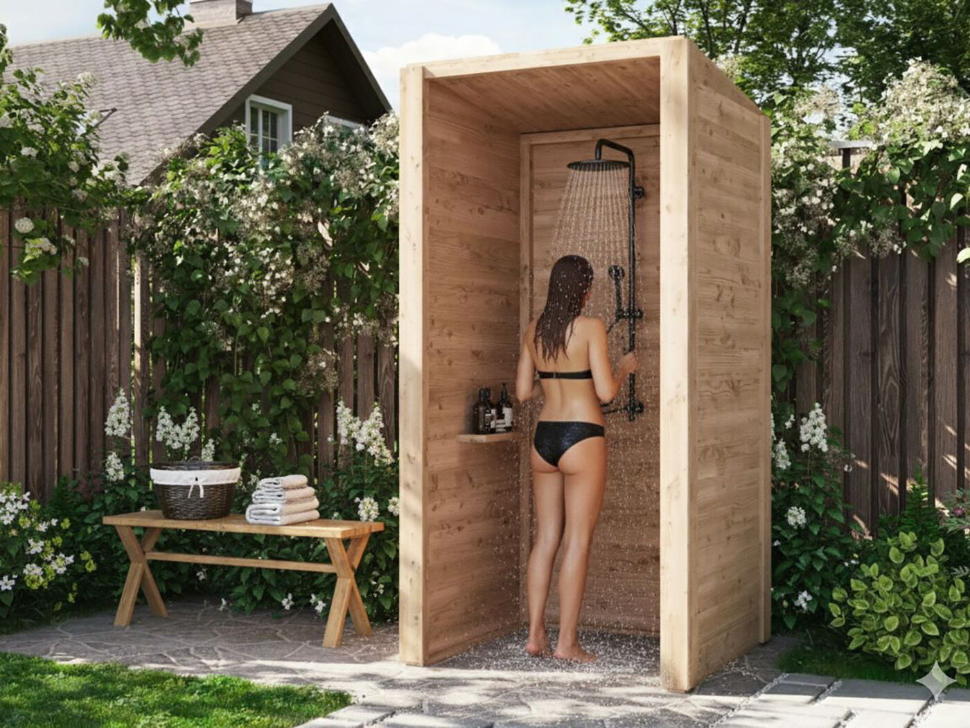 27% reduziert! Außendusche/Außenduschkabine Waterfall Unkategorisiert Produktbild