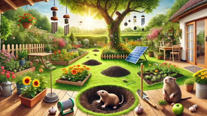 Maulwurf vertreiben: Methoden und Maßnahmen