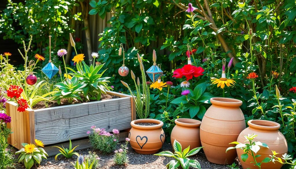 Nachhaltige Gartendeko im natürlichen Garten