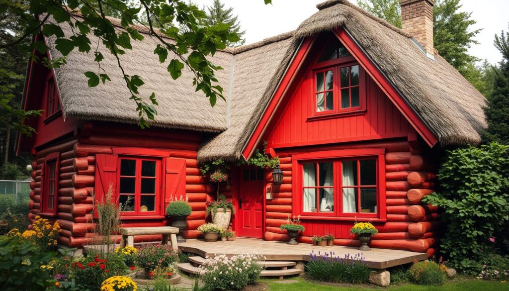 Traditionelle Schwedenhäuser Materialien