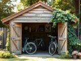 Fahrradgarage für den Garten