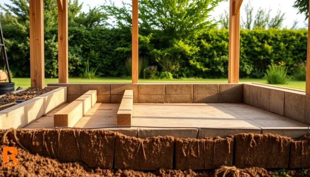 Fundament Gartenhaus