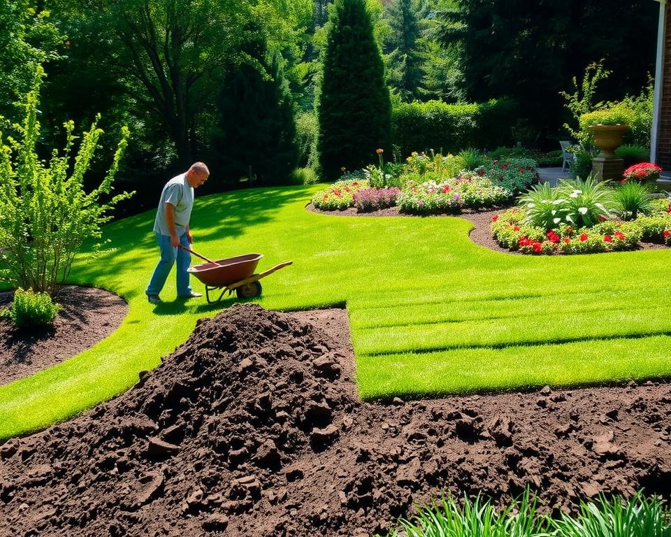 Gartenbegradigung Schritt-für-Schritt
