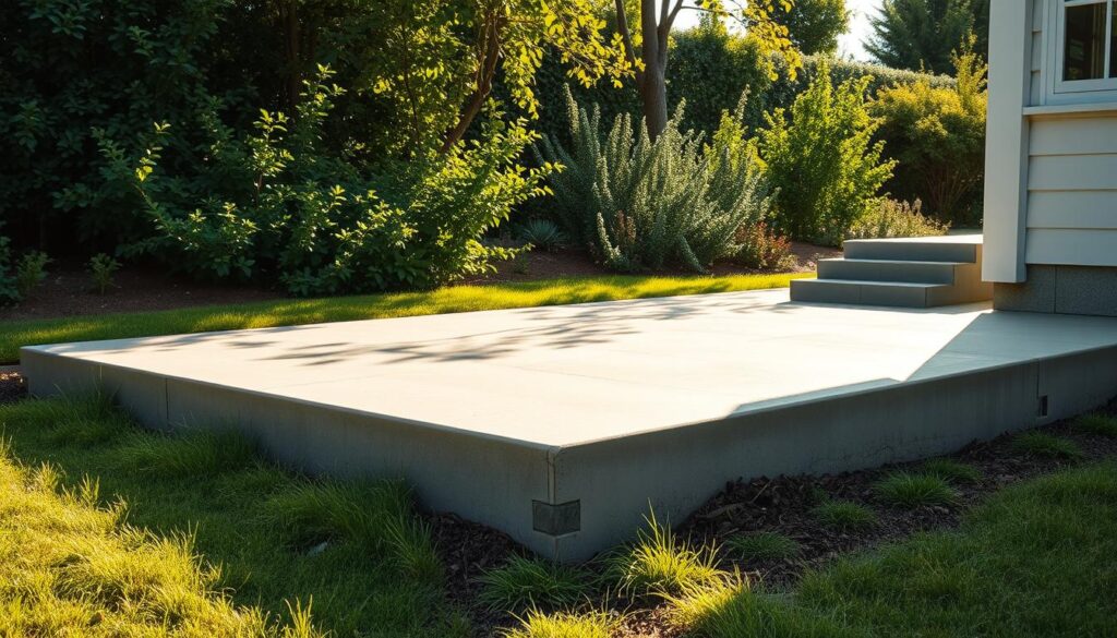 Gartenhaus Fundament