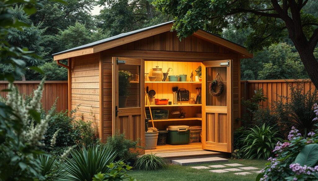 Gartenhaus Lagerung