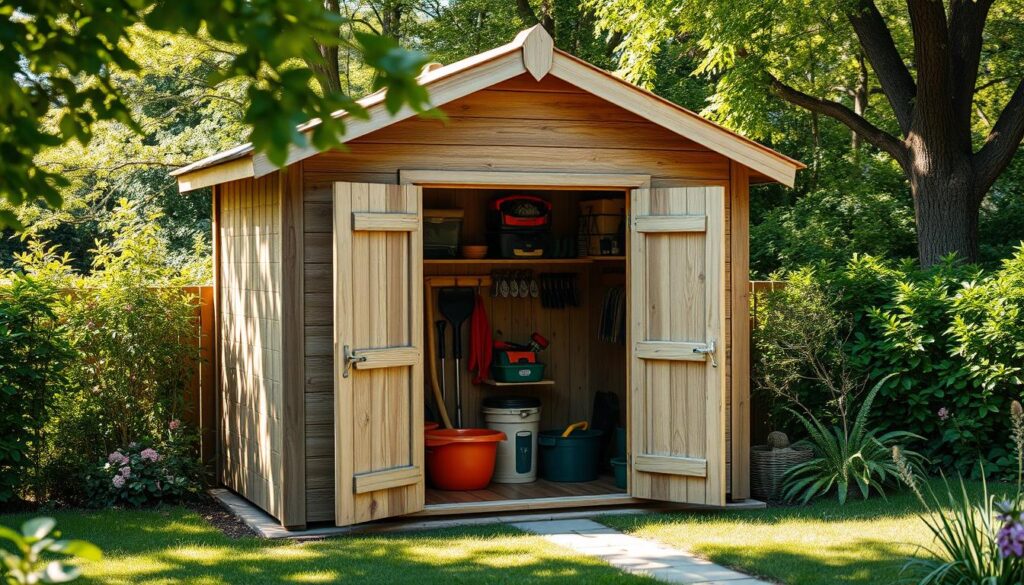 Gartenhaus Lagerung