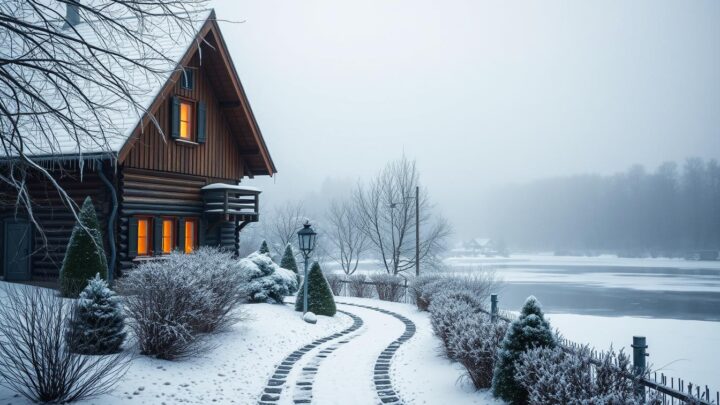 Gartenhaus im Winter nutzen