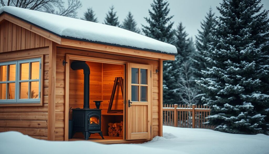 Heizung und Isolierung im Gartenhaus Heizung und Isolierung im Gartenhaus