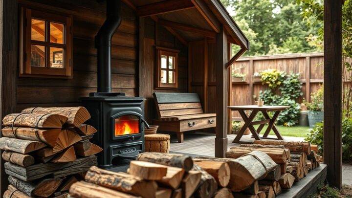 Holzofen fürs Gartenhaus – Heizen im Freien genießen