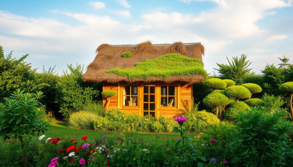 Materialalternativen für Gartenhausdach