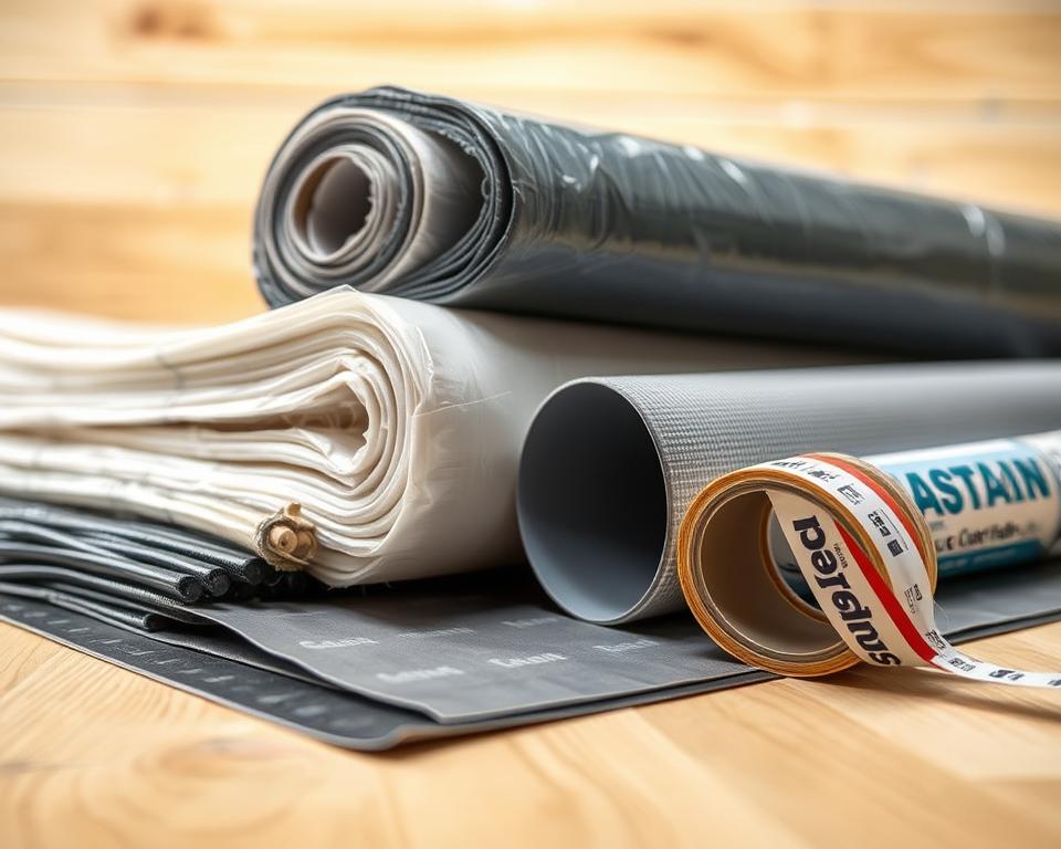 Materialien für Feuchtigkeitssperre