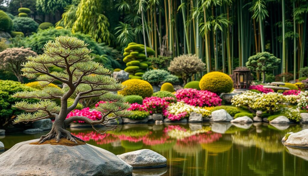 Pflanzen im japanischen Garten