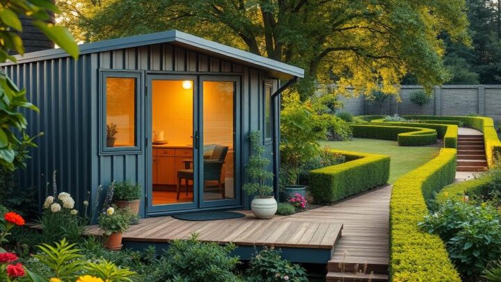 Wie lange hält ein Metall-Gartenhaus?