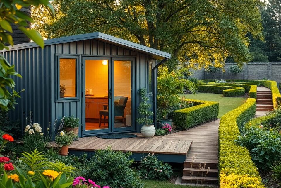 Wie lange hält ein Metall-Gartenhaus?