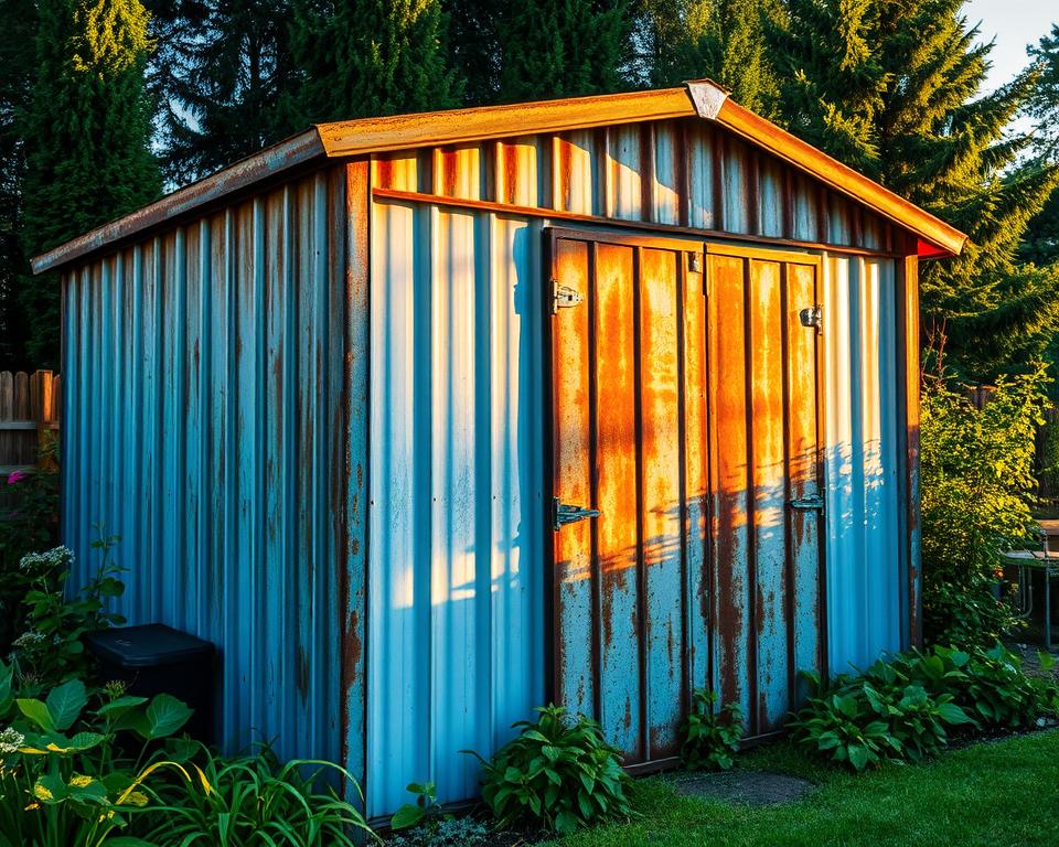 Witterungsbeständigkeit Metall Gartenhaus
