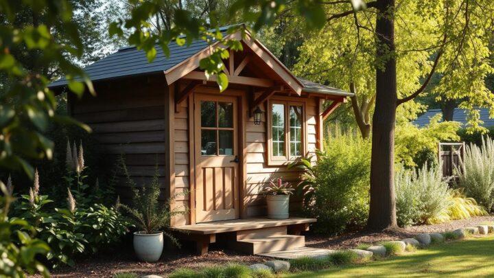 Wie nah darf man ein Gartenhaus an der Grundstücksgrenze stehen