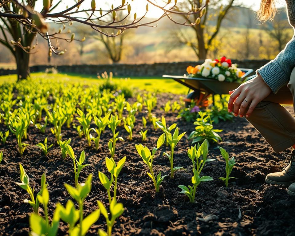 Frühjahrspflege im März