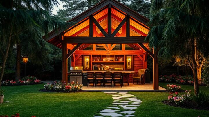 Grillpavillons. Arten, Merkmale und Vorteile