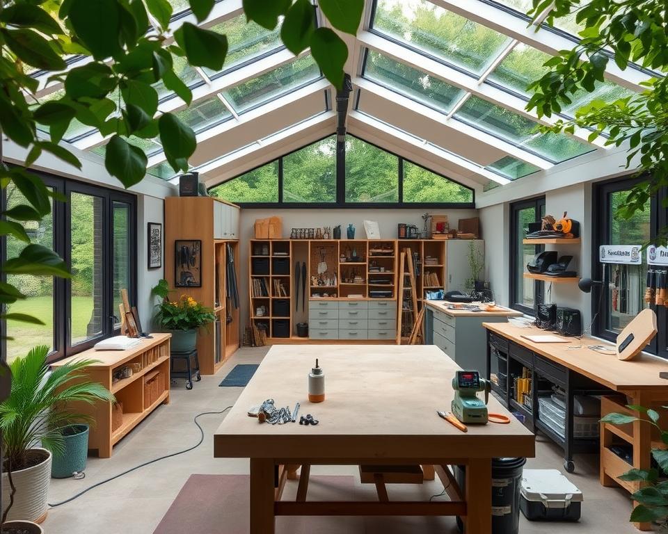 Planung Gartenhaus Werkstatt