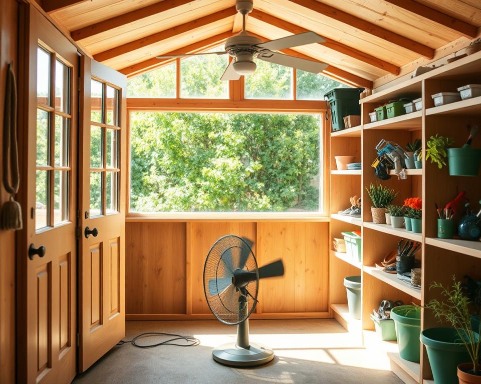 Richtiges Lüften im Gartenhaus