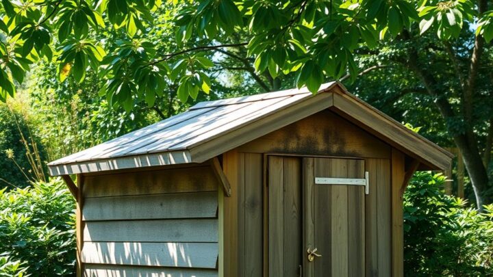 Schimmel im Gartenhaus vorbeugen und bekämpfen