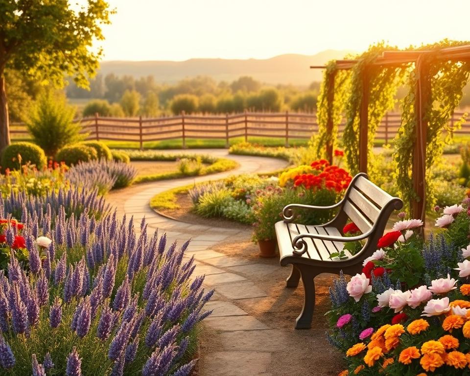 Bauerngarten Gestaltungselemente