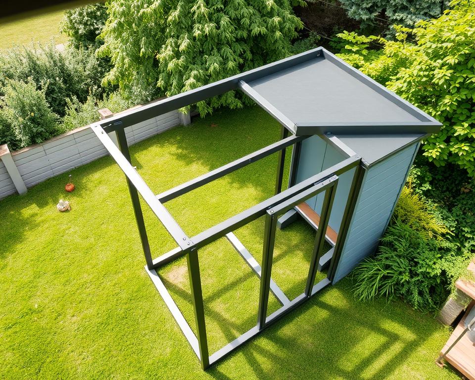 Biohort Gartenhaus Montage