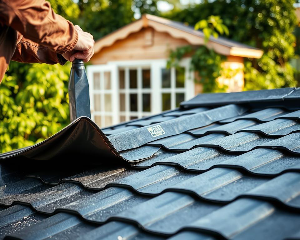 Bitumenbahnen Verlegung Gartenhaus Bitumenbahnen Verlegung Gartenhaus